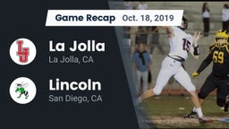 Recap: La Jolla  vs. Lincoln  2019