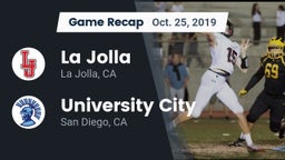 Recap: La Jolla  vs. University City  2019