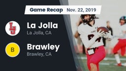 Recap: La Jolla  vs. Brawley  2019