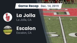 Recap: La Jolla  vs. Escalon  2019
