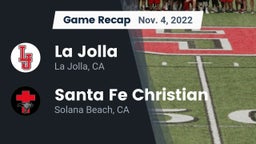 Recap: La Jolla  vs. Santa Fe Christian  2022