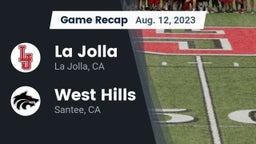 Recap: La Jolla  vs. West Hills  2023