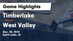 Timberlake  vs West Valley  Game Highlights - Dec. 28, 2018