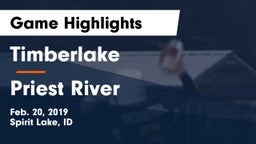 Timberlake  vs Priest River  Game Highlights - Feb. 20, 2019