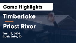 Timberlake  vs Priest River  Game Highlights - Jan. 18, 2020