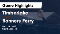 Timberlake  vs Bonners Ferry  Game Highlights - Feb. 24, 2020