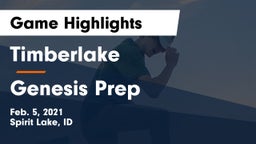 Timberlake  vs Genesis Prep Game Highlights - Feb. 5, 2021