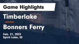 Timberlake  vs Bonners Ferry  Game Highlights - Feb. 21, 2023
