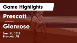 Prescott  vs Glenrose  Game Highlights - Jan. 21, 2022