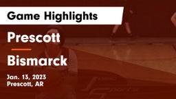 Prescott  vs Bismarck  Game Highlights - Jan. 13, 2023