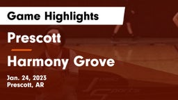 Prescott  vs Harmony Grove  Game Highlights - Jan. 24, 2023