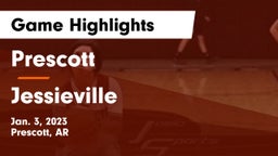 Prescott  vs Jessieville  Game Highlights - Jan. 3, 2023