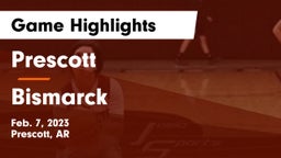 Prescott  vs Bismarck  Game Highlights - Feb. 7, 2023