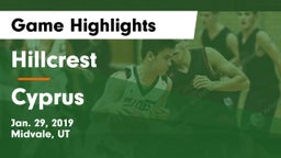 Hillcrest   vs Cyprus  Game Highlights - Jan. 29, 2019