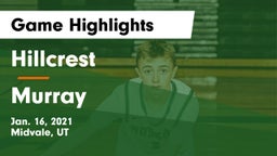 Hillcrest   vs Murray  Game Highlights - Jan. 16, 2021