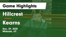 Hillcrest   vs Kearns  Game Highlights - Dec. 29, 2020