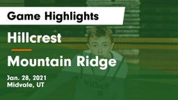 Hillcrest   vs Mountain Ridge  Game Highlights - Jan. 28, 2021