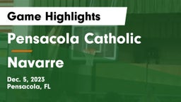 Pensacola Catholic  vs Navarre  Game Highlights - Dec. 5, 2023