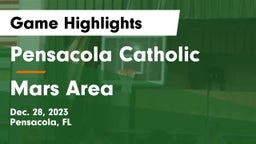 Pensacola Catholic  vs Mars Area  Game Highlights - Dec. 28, 2023