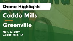 Caddo Mills  vs Greenville  Game Highlights - Nov. 12, 2019