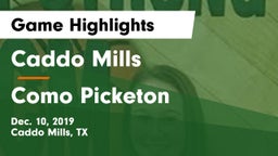 Caddo Mills  vs Como Picketon Game Highlights - Dec. 10, 2019