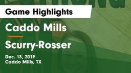 Caddo Mills  vs Scurry-Rosser  Game Highlights - Dec. 13, 2019