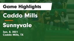 Caddo Mills  vs Sunnyvale  Game Highlights - Jan. 8, 2021