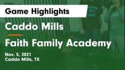 Caddo Mills  vs Faith Family Academy Game Highlights - Nov. 5, 2021