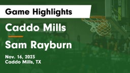 Caddo Mills  vs Sam Rayburn Game Highlights - Nov. 16, 2023