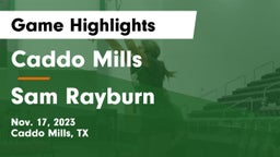Caddo Mills  vs Sam Rayburn Game Highlights - Nov. 17, 2023