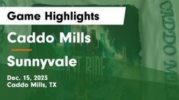 Caddo Mills  vs Sunnyvale  Game Highlights - Dec. 15, 2023