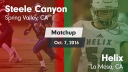 Matchup: Steele Canyon High vs. Helix  2016