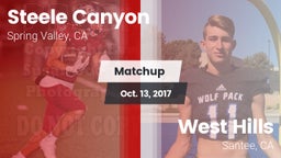 Matchup: Steele Canyon High vs. West Hills  2017