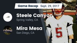 Recap: Steele Canyon  vs. Mira Mesa  2017