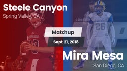 Matchup: Steele Canyon High vs. Mira Mesa  2018