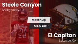 Matchup: Steele Canyon High vs. El Capitan  2018