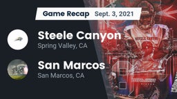 Recap: Steele Canyon  vs. San Marcos  2021