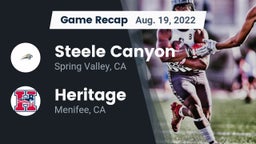 Recap: Steele Canyon  vs. Heritage  2022