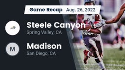 Recap: Steele Canyon  vs. Madison  2022