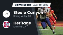 Recap: Steele Canyon  vs. Heritage  2023