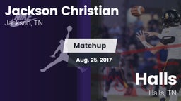 Matchup: Jackson Christian vs. Halls  2017