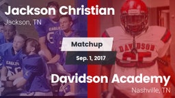 Matchup: Jackson Christian vs. Davidson Academy  2017