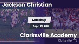 Matchup: Jackson Christian vs. Clarksville Academy 2017