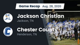 Recap: Jackson Christian  vs. Chester County  2020