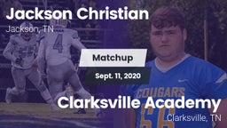Matchup: Jackson Christian vs. Clarksville Academy 2020