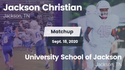 Matchup: Jackson Christian vs. University School of Jackson 2020