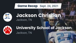 Recap: Jackson Christian  vs. University School of Jackson 2021
