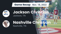 Recap: Jackson Christian  vs. Nashville Christian  2022