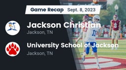 Recap: Jackson Christian  vs. University School of Jackson 2023