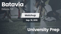 Matchup: Batavia  vs. University Prep 2016